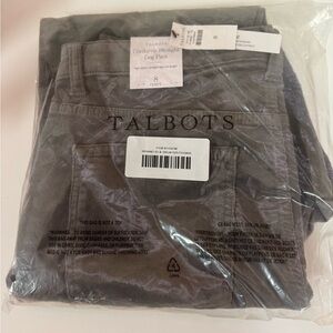 Talbots Charcoal Corduroy Pants